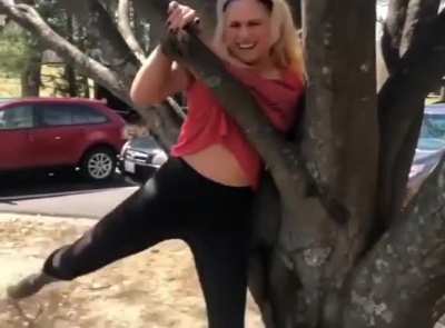 she got booby trapped