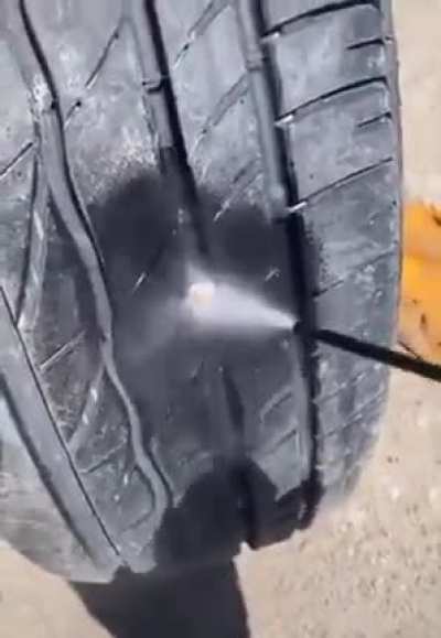 how to get a stone out of your tyre