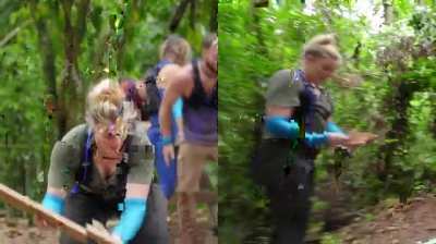 Not even Camouflage can hide Lauren Alaina's Thickness. (Beyond the Edge)