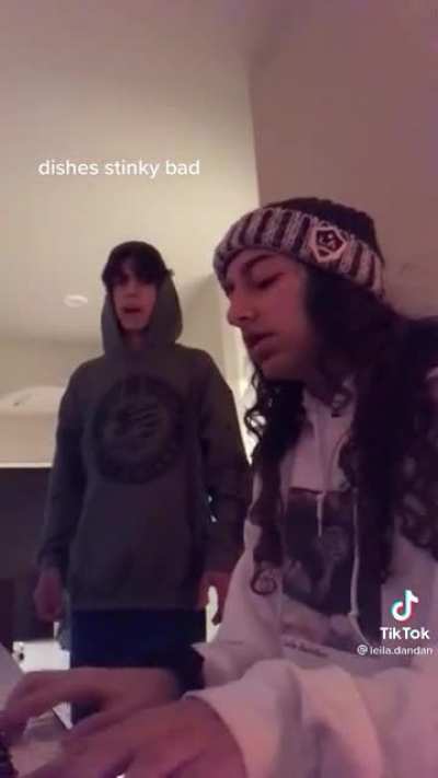 They wrote a song in protest of washing the dishes