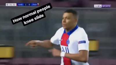 The legendary knee slide