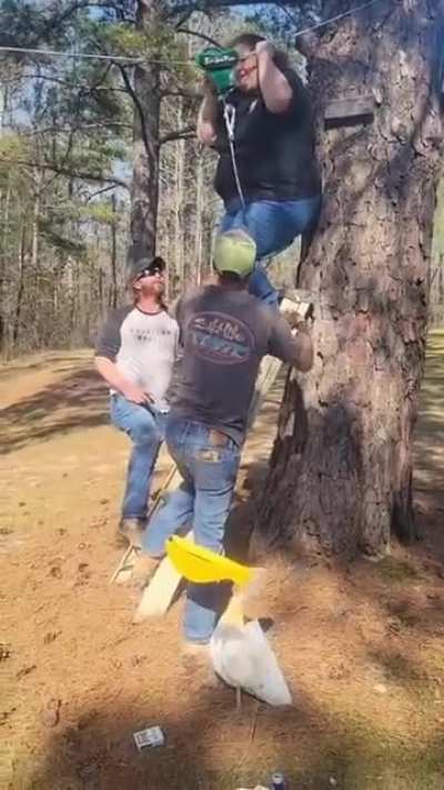 First time on a Zipline