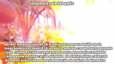 jogardores de lol quando