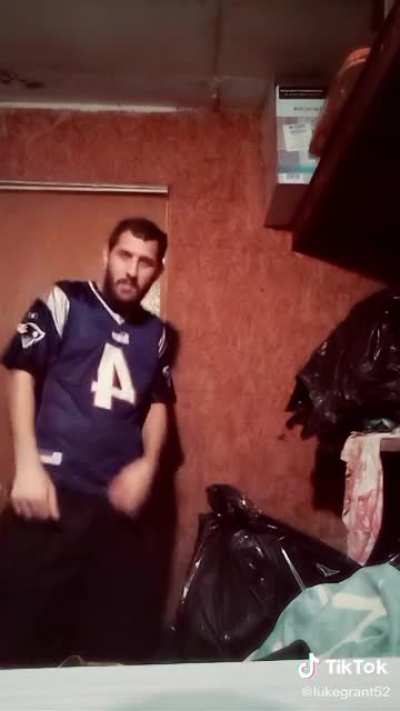 Typical Patriots fan.