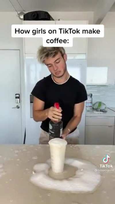 Wasting so much food for just a 30 second video