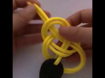 How to make a perfect frayed knot