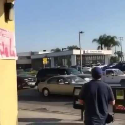 Guess his brake and gas were reversed