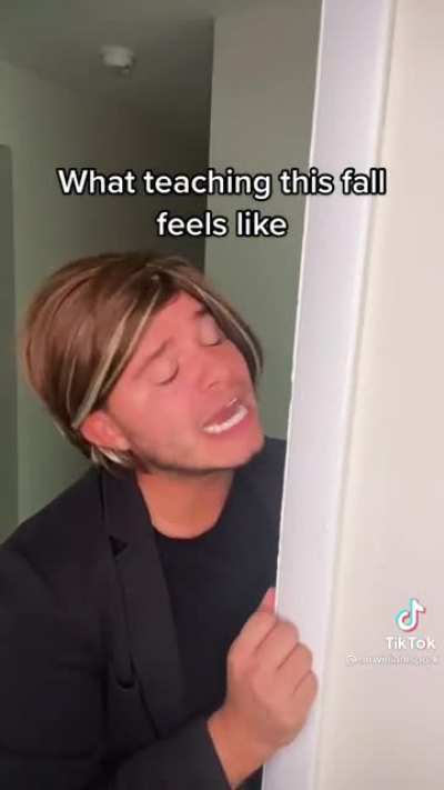 How it feels to teach this fall