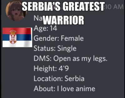 Serbia more like 🤮🤮🤮
