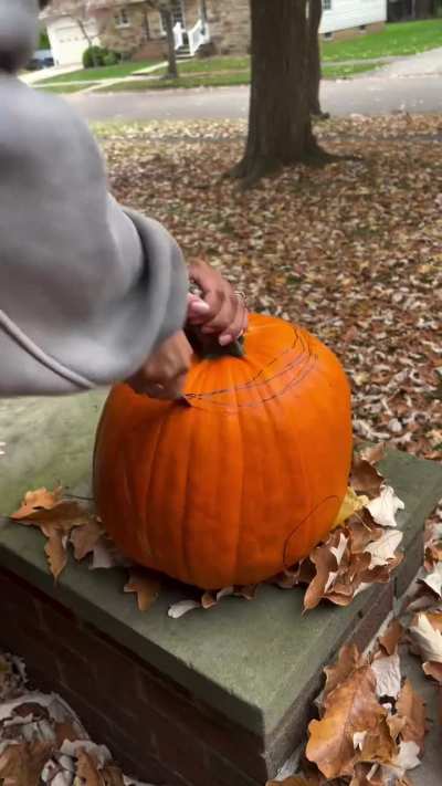 Pumpkin decorating