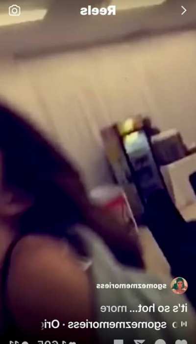 Orgasmic after being entered from behind