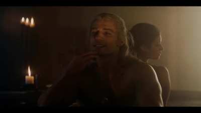 What I would give to be in this bath with Henry Cavill instead of it being Anya Chalotra