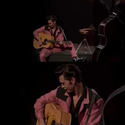 Austin singing That’s All Right Mama, raw, no auto tune or any effects