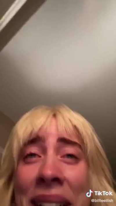 Billie Eilish Crying