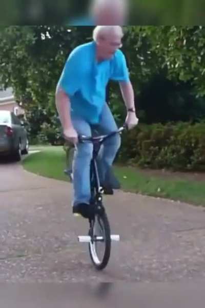Grandpa is killing it. .