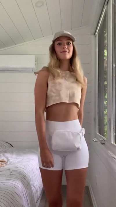 White shorts 