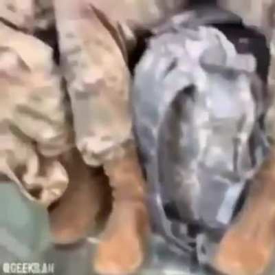 A very hard slap
