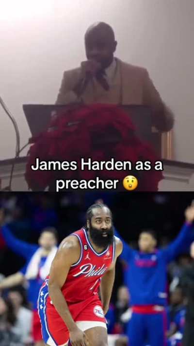 James Harden as a preacher