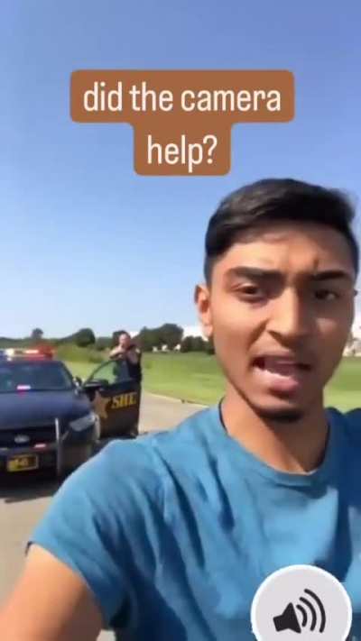 Man can't stop filming