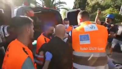 Israeli police shooting a girl whit rubber coated bullet when she was in her backyard in Sheik Jarrah.