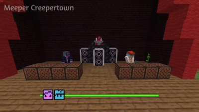 Dad Battle in Minecraft