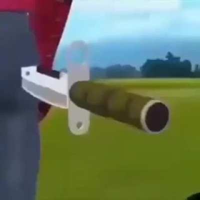 Spider man getting stabbed in the ass