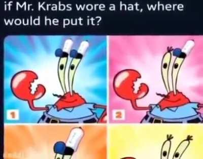 Umm Mr. Krabs...?