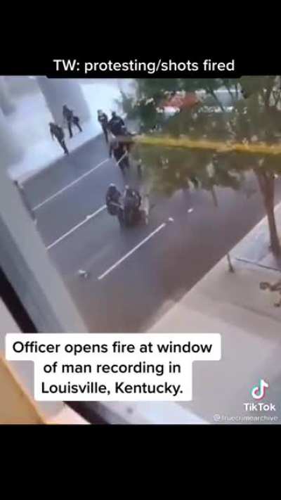 Man gets shot at during Louisville protests