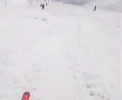Snow avalanche
