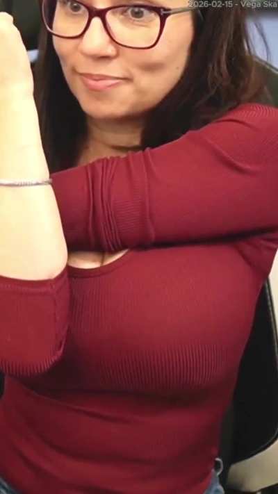 2026-02-15 Trisha Hershberger stretch and jeans side (a closer look)