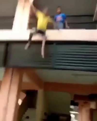 Crucifying another kid!