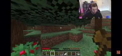 Faze Jev gets scared by Minecraft Sweet Berry Bush