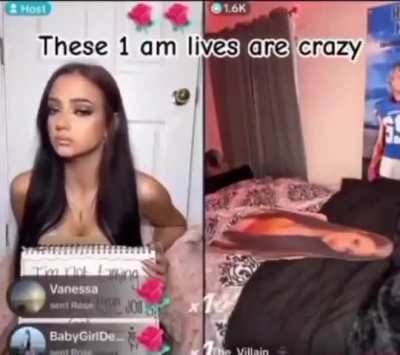 HE DID A FLIP ON HER