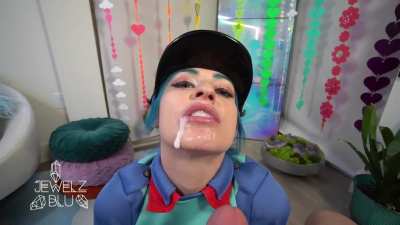 Sucked off by Officer Jenny