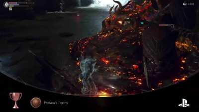 i did not know the PS5 records trophies and this was my reaction when i beat my very first souls boss ever. After 3 hours of dying and grinding souls.