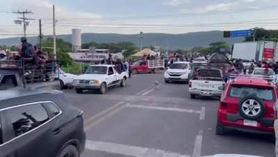 Convoy of CDS MZ in Chiapas
