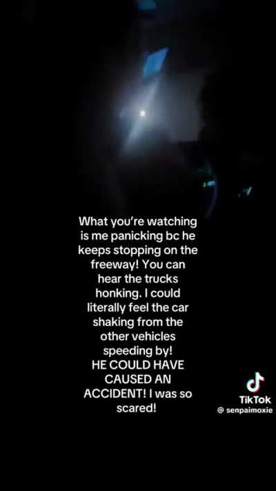 Bad Uber driver vs lady freaking out 