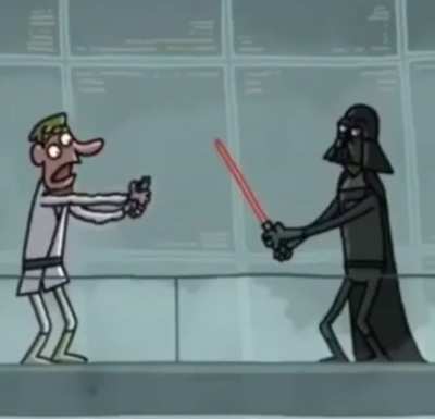 That’s one unique lightsaber