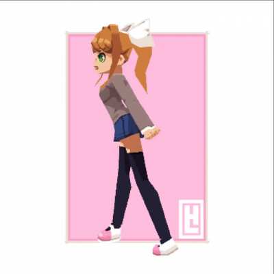 Low Poly Monika
