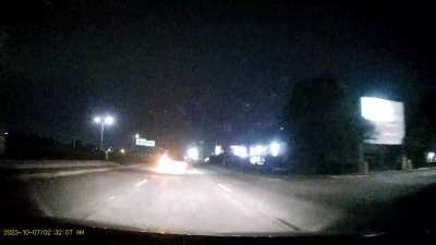 [OC]Pulling out of a bar at 2:30 am across 2 lanes and indecisive about the uturn