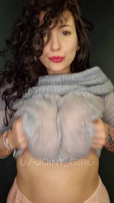 Natural boobs bounce different, especially on your face (OC)