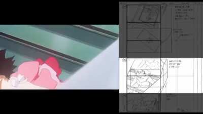 A fascinating look at how Satoshi Kon's storyboards directed a scene in Perfect Blue (1997)