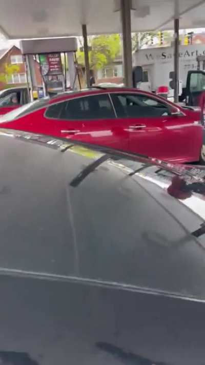 Major Gas Station Altercation