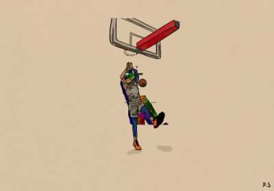 Little animation I made of one of my favorite Ben dunks!