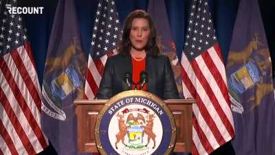 Michigan Governor Gretchen Whitmer Says 