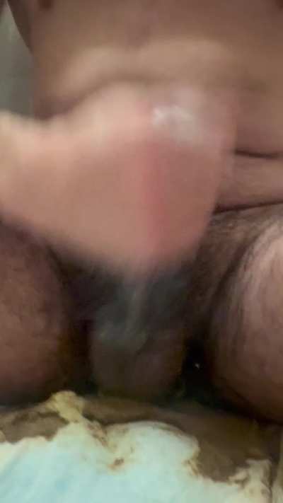 Stroking it in my shitty open diaper [M]