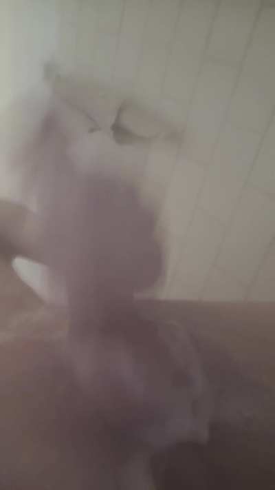 What would you do if you saw this through the steam?