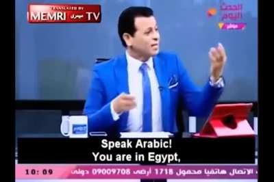 Egyptian TV hosts react to atheism