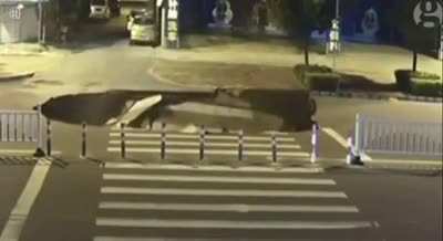 Didn't see that giant hole there.