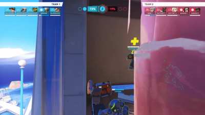 I managed to kick Mei through the wall of the lighthouse building using Zen in Ilios